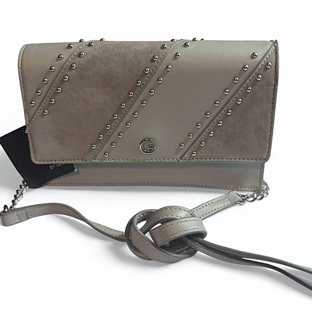 Guess Crossbody clutch bag with studded design